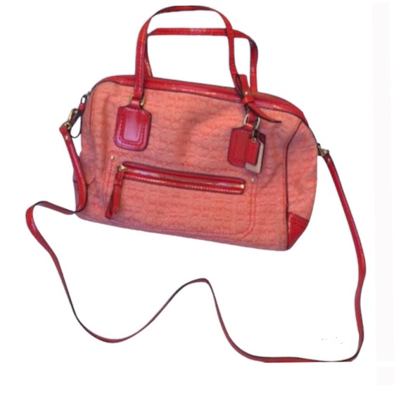 👛 ★❦꒒ik୧⌵♡⌵N୧w❦★ AUCTION PRICE Adorable Coach Poppy Satchel Handbag - Picture 1 of 7